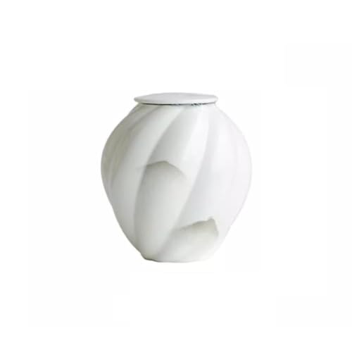 WAWPU Latas de té, latas selladas de cerámica, latas de cerámica chinas, almacenes de té pintados a mano, latas de té portátiles for cocina casera, contenedor de almacenamiento de té
