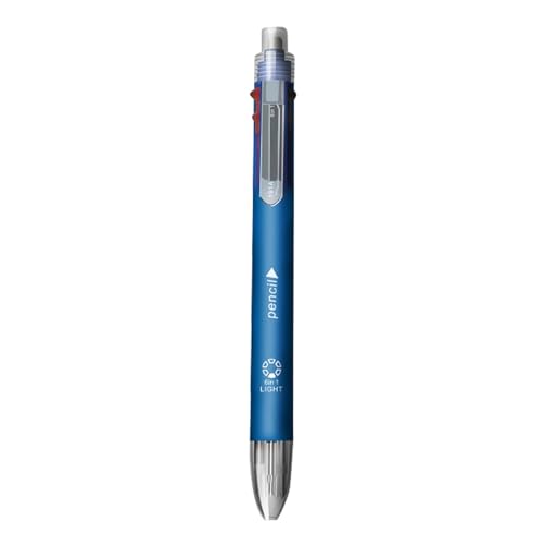 Bolígrafo, bolígrafos de escritura suave, bolígrafo retráctil de 5 colores con lápiz, material escolar multifuncional, material de oficina retráctil para una experiencia suave