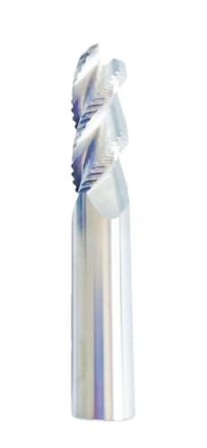 Image of 1PCS 1 /2 inch Carbide Roughing End Mill for Aluminium - HRC50-3 Flute - 1 /2 * 1 /2 * 1 /4 Shk Dia, 3 inchOal
