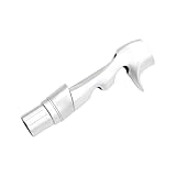 Amagogo Angelrutenhalter, Rollenhalter, hinterer Griff, Zubehör, DIY, Aluminiumlegierung, Halterung, zu montieren, Griff für Angelruten, Weiß