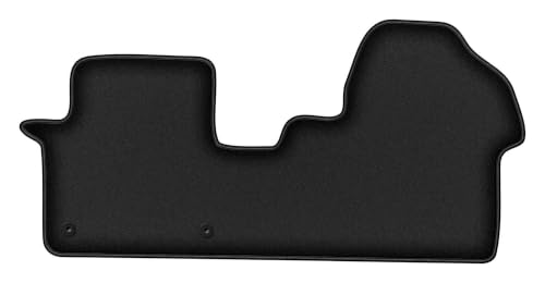 Tapis conducteur Fiat Scudo III antidérapant en caoutchouc et velours