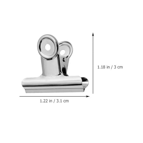 DECHOUS 12 clips metálicos para uñas 12 piezas miniatura 2