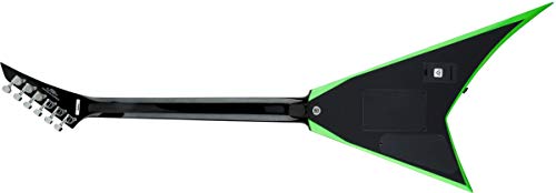 Jackson X Series Rhoads Rrx24 Electric Guitar With Laurel Fingerboard And Seymour Duncan Blackout Pickups (Right-Handed, Black With Neon Green Bevels) #TOP1