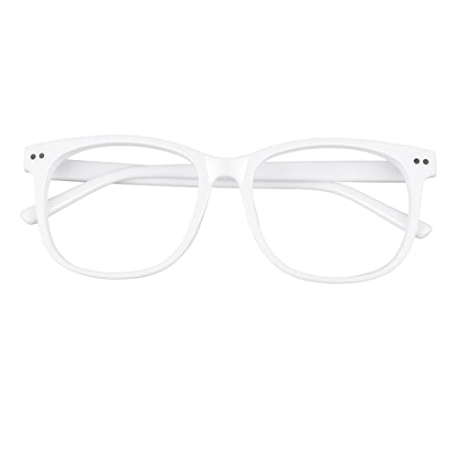 Image of GQUEEN Fake Non Prescription Glasses Clear Lens for Women Men Oversized Frame UV400 Protection, 201581