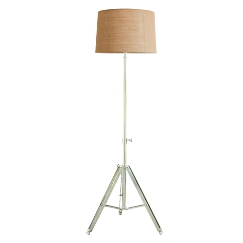Image of Tripod Floor Lamp for Living Room Decoration, Home Decor, Bedroom, Corner, Study Room, Studio, Hall, Hotel, Gift Modern Standing Light for Ambient Lighting (Jute)