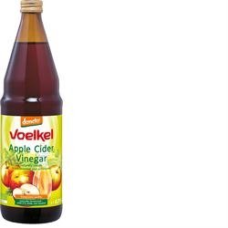 Voelkel Vinagre de sidra de manzana, 750 ml x 4 (paquete de 4)