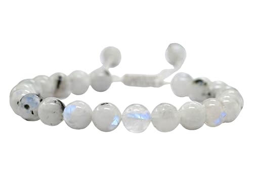 Amazing Gemstone Rainbow Moonstone...
