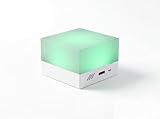 Tinysquare AirCube – Luftqualitätssensor mit Zigbee 3.0 für Home Assistant, misst CO2, VOC, Temperatur, Luftfeuchtigkeit und AQI, 100% lokal ohne Cloud, Open Source, kompakt (52 mm), USB-C