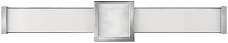 Hinkley Pietra Collection 24.75" Integrated LED 42W Bathroom Vanity Fixture Chrome Pietra - 24.75" 42W 1 LED Bath Vanity Chrome Finish