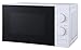 aro Microondas MW 10720, acero (SPCC) / cristal, capacidad de 20 L, 700 W, 230 V, con 5 niveles de potencia y función de descongelación y temporizador, plato y anillo giratorio (ø 25,5 cm), blanco