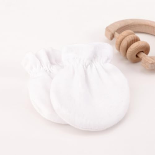 DRESHOW Newborn Baby Mittens Infant Gloves No Scratch Mittens Cotton Gloves for 0-6 Months