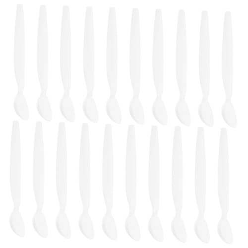 FOMIYES Skin Care Spatula Set 20pcs Mini Makeup Spatulas Face Cream Applicator Reusable for Beauty Salons Travel