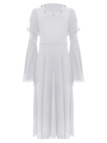 Girls Medieval Renaissance Princess Clothes Kid Long Bell Sleeve Retro Dress3