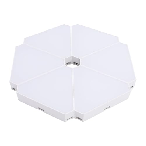 Applique murale LED triangulaire RVB lot de 6 télécommande Fafeicy - 3