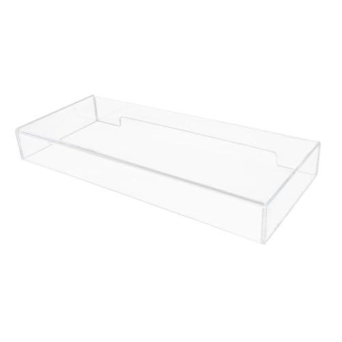 Funda para teclado inalámbrico transparente de 490 mm contra polvo