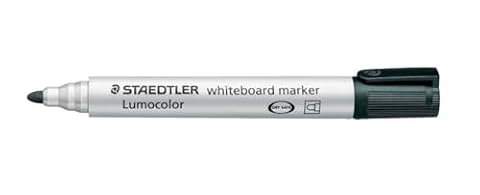 STAEDTLER 351-9 Lumocolor marker do tablic suchościeralnych - czarny (pudełko 10 sztuk)