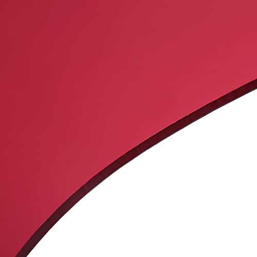 Image of Musiclily SSS 11 Hole Strat Guitar Pickguard for Fender USA /Mexican Made Standard Stratocaster Modern Style, 1Ply Red Mirror Acrylic