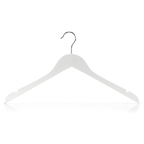 HANGERWORLD 100 Grucce Appendiabiti 45cm in Legno