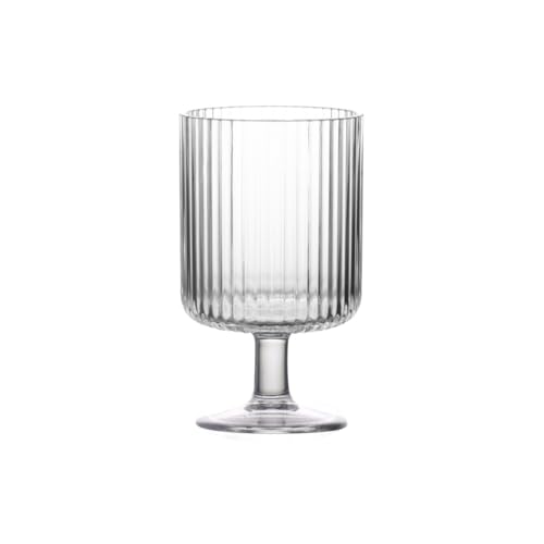 アボードホームウェア メサ 割れにくいグラス 300ml クリア プラスチックコップ おしゃれなデザイン食器 スタッキング可能 食洗機対応 BPAフリー ゴブレットグラス 足つきグラス アウトドア JMSGB100SGCL