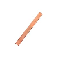 SZLIZHOU 1 Stück Flache Kupferstange, 3mm x 20mm x 200mm kupfer Bus Bar flaches Blatt T2 reines Cu Kupfer Blatt rot kupfer Flache Bus Rechteck Bar für verschiedene DIY (1, 3 * 20 * 200mm)