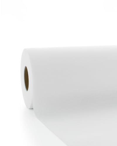 Sovie HORECA - Rouleau de nappe, blanc, Linclass® Airlaid, 120 cm x 25 m, pour mariage,...