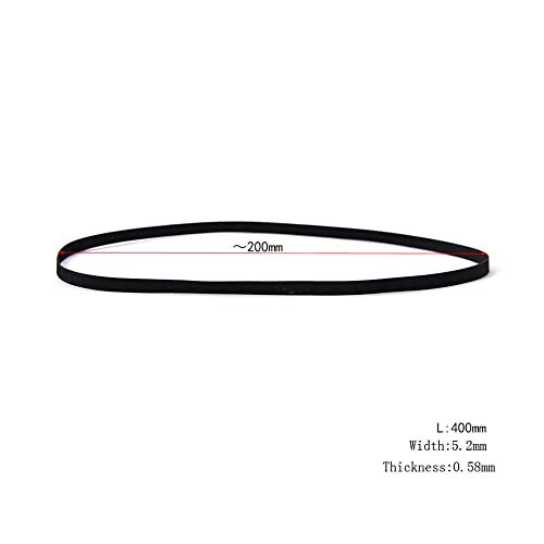 SHUAIGUO Ceinture de Tourne-Disque en Caoutchouc Phonographe périmètre de la Ceinture du Platine Tourne-Disque 40cm - Image 7