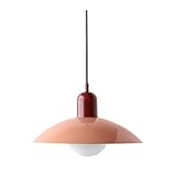 Design élégant – Abat-jour en fer émaillé associé à un globe en verre blanc de 12 cm, ajoutant une touche rétro et moderne à tout intérieur.