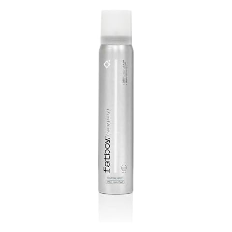 Fatboy Hair Spray Putty, Heavy Hold Styling Texturizing Spray for Volume, Texture & Sculpting, Matte Finish, Hair Care for Medium to Thick Hair, Tousled Hair Style, Paraben Free, Color Safe, 3.5 oz Cover
