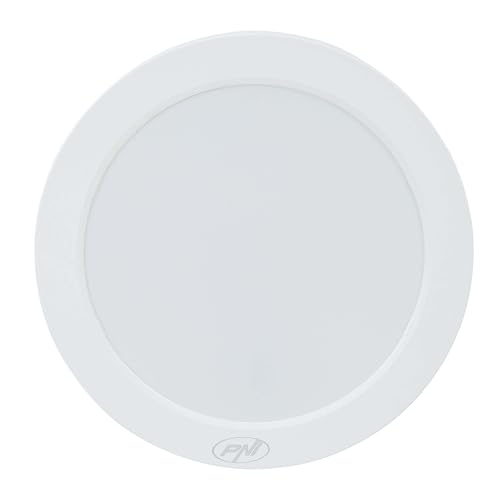 Lámpara de techo LED PNI D-Light CL2418 18W, redonda 21,7 cm, 6400K, 230V, 1980 lm, blanca