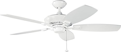 Kichler 300117WH 52-Inch Canfield Fan, White