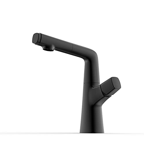 Robinet mitigeur de lavabo et cuisine extractible à levier unique