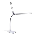 daylight DuoPro™ Table Lamp - Double Shade LED Task Lamp, 4 Brightness Levels, 6,000K, 2,100 Lux, Anti-Glare, Flexible Arm, Touch Dimmer - Ideal for Sewing, Crafting, Reading