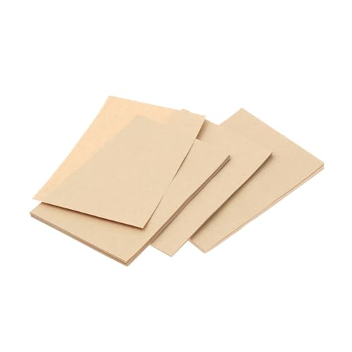 WRITWAA 150 hojas Papel Kraft Vintage para Escritura y Correspondencia Papel de Carta para Notas Cartas y Manualidades para Regalos y Escritura Tradicional