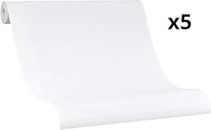 Marburg 5 x Zeichenpapier Rolle Weiß