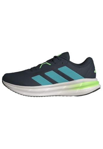 adidas Homme Galaxy 7 Running Shoes, Aurora Ink/Mint Ton/Lime Burst, 40 2/3 EU