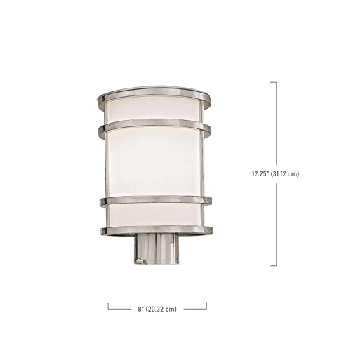 Minka Lavery Outdoor Post Lights 9806-144, Bay View Exterior Lighting Fixture, 75 Watts, Stainless Steel #TOP1