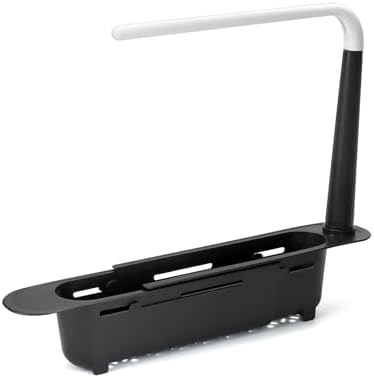 QWORK® Organizador de fregadero telescópico, porta esponjas, escu...