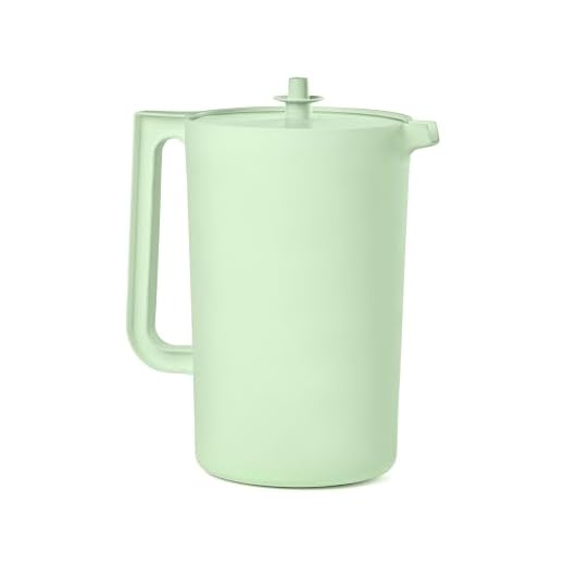 Tupperware Heritage 1 Gallon Pitcher in Mint, Dishwasher Safe and BPA Free