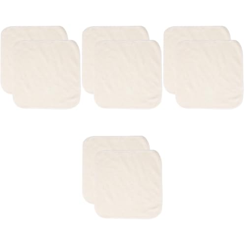 Tissu de nettoyage réutilisable visage Beaupretty : lot de 8 lingettes lavables