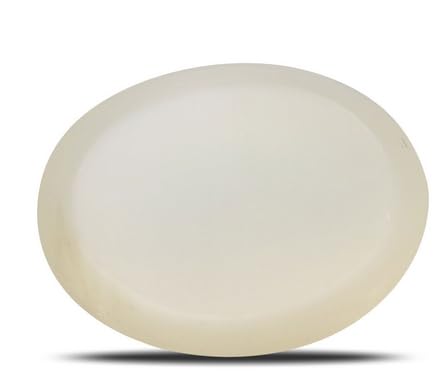 Chandrakant Mani stone — side profile revealing natural transparency and cut quality