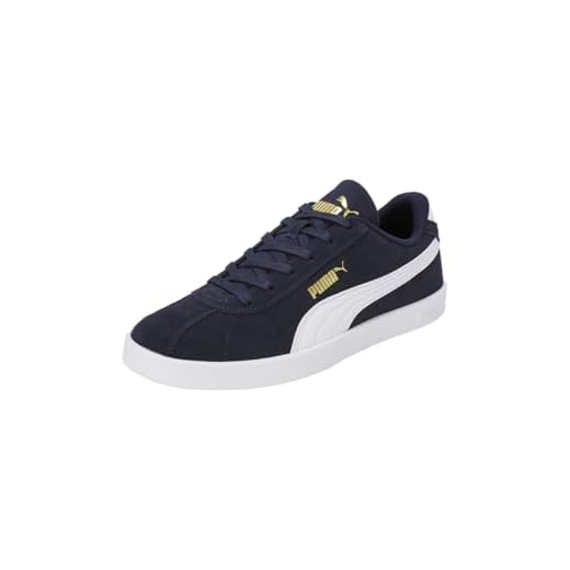 PUMA Club II, Sneaker Unisex Adulto, Navy White Gold, 40 EU