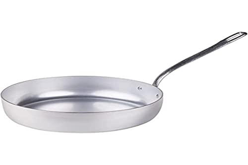 Pentole Agnelli, FAMA1134, Padella con 1 Manico in Acciaio Inox, Alluminio, Argento