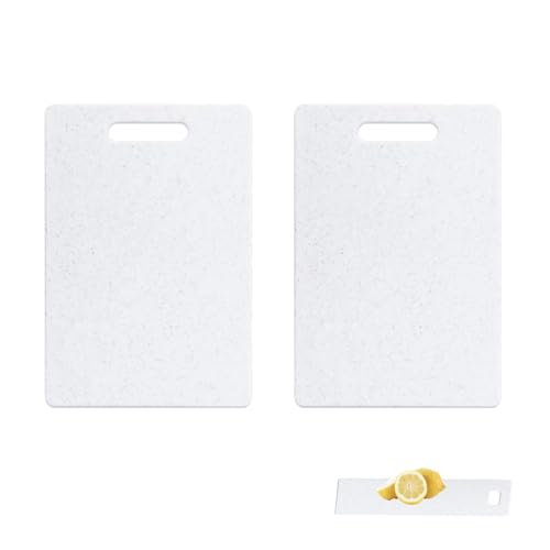 2 PCS Small Chopping Board, Mini Chopping Board Beautiful Durable Easy to Clean and Grip, Cutting Boards Suitable for Travel Picnicking Kitchen Tourism