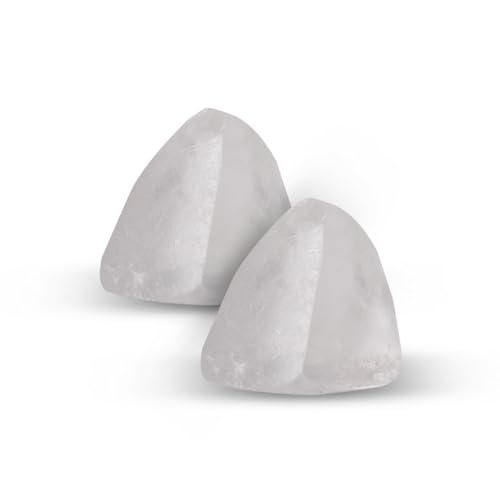Decolores - Pack de 2 Piedra de Alumbre - Desodorante Natural - 80-100 g cada una- Humedecer con Agua y Aplicar en la Axila - para Infecciones Cutáneas, Picaduras de Insecto y Tras el Afeitado
