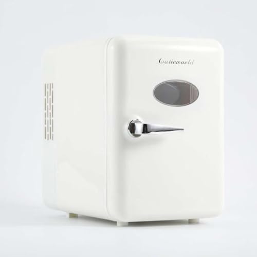 Image of CUTIEWORLD 4L Fridge for Refrigerating Makeup, white