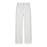 Jeans elásticos de pierna recta para hombre, pantalones de mezclilla de color sólido para hombre, pantalones de mezclilla minimalistas de moda, versátiles, casuales, cómodos, relajados, pantalones