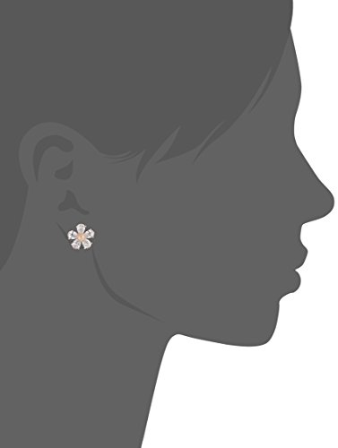 Betsey Johnson Crystal Flower Stud Earrings2
