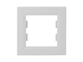 Schneider Electric Asfora Rahmen für Steckdosen und Schalter 1-fach weiss glänzend Artikelnummer EPH5800121D 1 Stüc