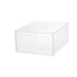 AWANEYQ Cajas de Almacenamiento Plastic Shoe Box Thickened Transparent Drawer Box Plastic Shoe Box Stackable Shoe Storage Shoe Box