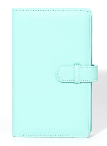 Image of Mini Photo Album 108 Pockets for 3x2 inch Instax Mini Films - Fits Instax Mini 13, 12, Evo, 7s, 8, 25, 50s, 90, Polaroid PIC-300P, Z2300, Instax SP-1 - Portable Film Storage Book (Cantaloupe Green)